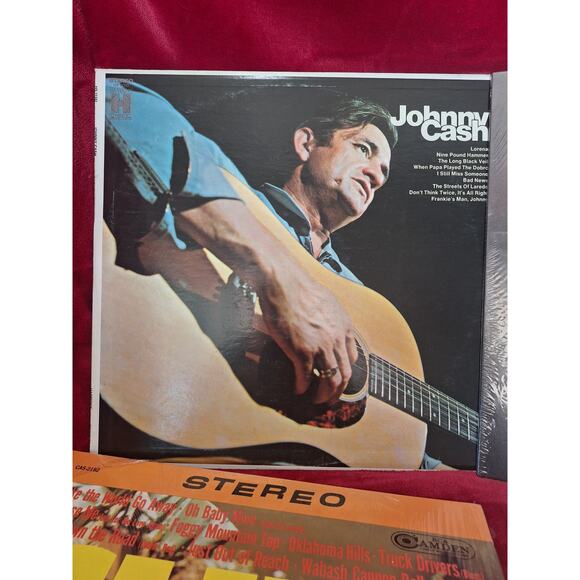 Johnny Cash, Hank Williams & Chet Atkins Country Vinyl LP Lot Of 4- VG+/EX - Picture 2 of 10